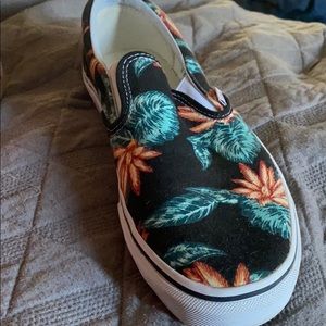 Tropical slip on vans